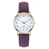 Ladies Watch Fashion Watches Casual Quartz Movement rostfritt stål armbandsur färg5