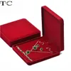 Jewelry Boxes Set Gift Box Velvet for Ring Necklace Earring Storage Case Holder Pendant Bracelet Container 230921