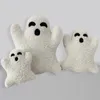 Almofadas de pelúcia Almofadas Halloween Ghost Travesseiro 20 30 40cm Soft Cute Throw Decor Decorativo Presente Brinquedo para Kid Boy 230922