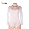 Combinaisons pour femmes barboteuses Comeondear corps Sexy pour femme à manches longues Teddy dentelle Body noir salopette Mujer 5XL femmes combinaison RB80372 230922