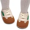 Chaussures de marche pour bébés de 0 à 2 ans, chaussures de marche décontractées en Patchwork de couleurs contrastées pour garçons et filles, à la mode, printemps-automne