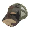 Ball Caps Tactische Legergroen Trucker Hat Heren Camo Jungle Mesh Cap Cool Baseball Verstelbaar