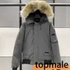 Kanadische Männer Fliegerjacken Daunenjacke Canda Goose Winter Warmer dicker Mantel mit Kapuze Parkas Brief Patch Reißverschlusstaschen Outwear Designer WomenHC8D