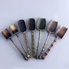 Tea Scoops Retro Copper Chinese Spoons Vintage Bronze Scoop Spoon Leaves Shovel Kongfu Tools Accessories