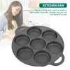 Pans Cast Iron Pan Egg Cooking Tool Non-stick Omelette Pot Mini Loaf Baking Frying Household Cookware Breakfast Griddle