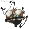 Damen-Bademode, Damen-Bademode, Muschel-Häkel-Bikini-Set, 2-teilig, sexy Damen-Badeanzug mit verstellbaren Schnüren, BH, umwickelte Brust, Bikinis, handgefertigt, gestrickt, 230111, L230922