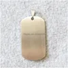 Hundemarke ID-Karte 100 teile/los Edelstahl Armee Tags leer Militär geeignet für Lasergravur 201126 Drop Lieferung Hausgarten PE dhvhy