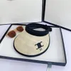 Viseras para mujer Tapas superiores vacías Diseñador Visera para el sol Sombrero de paja para hombre Casqueta de moda Sombreros de playa de verano Visores de mujer Gorra de lujo 23040244U