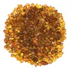 Figurines décoratives en gros 50g 7-10mm gravier Orange couleur glaçure cristal bouddha Aquarium pierres décor cristaux de Quartz