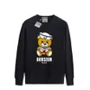 Modemerk Moschino Hoodie Mos Beer Bedrukt Truien voor heren en dames Zonnebrillen Beren Stellen Beroemdheden Dezelfde Stijl 182