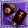 Smyckeslådor Big Velvet Moon Phase Bolangdi Tarots Cards Storage Bag Runes Witch Divination Accessories Dice 230921