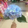 Decorative Flowers Elegant White Hydrangea Artificial Silk Flower Wedding Centerpieces Bouquet Christmas Ornament Garland Home Decoration 6