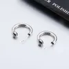 Boucles d'oreilles à ongles en forme de croix Chromee Heartts, bague de luxe de styliste en argent S925, boucles d'oreilles unies pour hommes et femmes