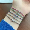 Bracciale tennis Designer per gioielli da donna Braccialetti da donna con ciondoli a catena con zirconi cubici verdi bianchi verdi