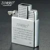 Zorro Original Dual Fire Torch Lighter Movement Kerogene Jet Windproof Cigarett Cigar Lighter Movement Uppblåsbar lättare foder D343R