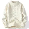 Chandards masculins 2023 Automne et hiver round coud-tricot pull adolescents occasionnels