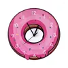 Zegary ścienne słodkie pączki Śliczne kreatywne spersonalizowane dekoracja wiszące ciche deser sklep prosty zegar