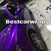 Premium godis glans midnatt lila vinyl wrap bil wrap med luftbubbla glansig metalllila godis wrap film size1 52 20m 240t