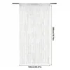 Curtain Beaded Doorway Curtain 1mx2m gardin Partition Tassel String Door Curtain Fringe Line Curtain Home Decoration 230922