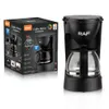 Drip Coffee Machine 4 Cups Small Coffee Maker with Reusable Filter Warming Plate Coffee Pot for Home and Office