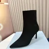 Nowa jesień i zimowa marka damska designerka koronkowe buty czarne buty martin buty długie rękawy skórzane buty 34-42