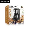 10 Cups Small Coffee Maker, Coffee Machine with Reusable Filter, Warming Plate and Coffee Pot for Home and Office