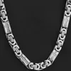 Chains 8mm Width Royal Box Chain Necklace For Men Male 316L Stainless Steel Long Personalise Jewelry Boyfriend Gift