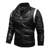 Men S Leather Faux Motorcykeljacka Spring Autumn Embroidered Scorpion Leisure Bomber Jackets rockar Male Stand Collar PU 230922