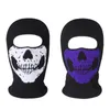 Berretti/berretti con teschio One Hole Skull Face Inverno Maschera da sci personalizzata Design Passamontagna Cappello Maschere a pieno facciale Berretto da ciclismo Berretto lavorato a maglia caldo Halloween Cosplay