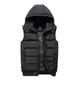 メンズベストM-3XLジャケット冬の防水暖かいノースリーブファッションフード付きカジュアル秋の肥厚ベスト