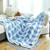 Blankets Comfortable Knit Blanket Throw Soft Chenille Yarn Knitted Blanket Machine Washable Handmade Knit Throw Blanket for Couch Bed HKD230922