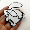 Emblème de lapin en métal 3D, Badge de coffre arrière de voiture pour VW Jetta Golf GTI Polo303r