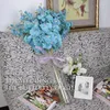 Fleurs décoratives 15 pièces Phalaenopsis haute qualité artificielle blanc bleu orchidée fleur de soie pour la décoration de mariage à la maison Table à manger 6 couleurs