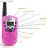 Walkie Talkie 3PCS Walkie Talkies Kids Electronic Toys22チャンネルWalkie Talkie w/ LCD Flashlight 3マイルの男の子の女の子ギフトhkd230922