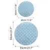 Bath Mats GESEW PVC Bath Mat Massage Ring Non Slip Mat With Suction Cup Bathroom Carpet Floor Drain Bath Mat For Bathroom Accessories Set 230922