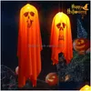 Party Decoration Halloween Ghost Festival Outdoor Scene Layout Props Horror Chandelier Led Flashing String 220928 Drop Delivery Home Dhptp