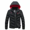 Mensjackor Höstens spår Huva Style Kläder Sport Nature Hike Varsity Sticked Coat Mountaineering Coats Down Light 230922