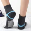 Chaussettes d'été à Compression rayées pour hommes, bas de Fascia plantaire décontracté, course à pied, cyclisme, basket-ball, plein air, adultes