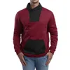 Felpe con cappuccio da uomo Felpe occidentali da uomo Moda uomo Colore Casual Comodo Sport Tendenza Felpa con cappuccio senza cappuccio Zip