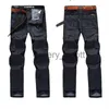 Mäns jeans last jeans män stor storlek 29-40 42 avslappnad militär multi-pocket jeans manliga kläder 2020 Ny högkvalitativ J230922