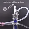 Festival Promotion Mini-Glas-Ölbrenner-Bong-Wasserpfeifen mit Matrix Perc 10 mm weibliche Recycler-Hand-Dab-Bongs zum Rauchen mit männlichem Glas-Ölbrenner-Rohr und Schlauch