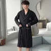 Men's Sleepwear Cotton Spring Autumn Thin Long Sleeve Nightgown Man Home Lounge Wear Pyjamas Male Kimono Nightdress Nightie