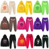 Trainingspakken Heren Sweatshirts Y2k Sp5der Letter 555555 Hoodie Set Dames Trui Hoodies Trainingspak Hip Hop Zanger Spinnenweb Gedrukt Sportpak Sweatshirt B1BM