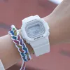 Armbandsur Coloful titta på kvinnor män guld avslappnad transparent digital sportklockor älskares presentklocka barn armbandsur student reloj