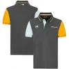 fw23 Camisetas masculinas 2024 McLaren F1 3D Print Formula Racing Camisa polo masculina de grandes dimensões Roupa esportiva top de verão.Roupas de alta qualidade