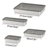 Depolama Şişeleri Paslanmaz çelik gıda kap kapakları ile istiflenebilir yeniden kullanılabilir bentos kutusu