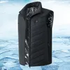 Men s Vests Thermal Warm Vest 9 Area Heating USB Electric Smart with Zipper Pocket Men Women Sportswear Heated Coat for Camping 230922