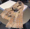 23ss Contrasting stripes Scarf for women Fashion accessories size 50*200 cm high quality spring Shawl Including brand box Gift First Choice