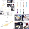 Baking Pastry Tools Stainless Steel Cake Pie Pizza Server Birthday Wedding Butter Cutter Shovel Kitchen Spata Drop Delivery Home Ga Dhwzq