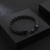 Bracelet pour hommes, boîte de nuit Hip Hop, mode, haute qualité, chaîne ed, corde tressée, bijoux cadeau, Bangle329f